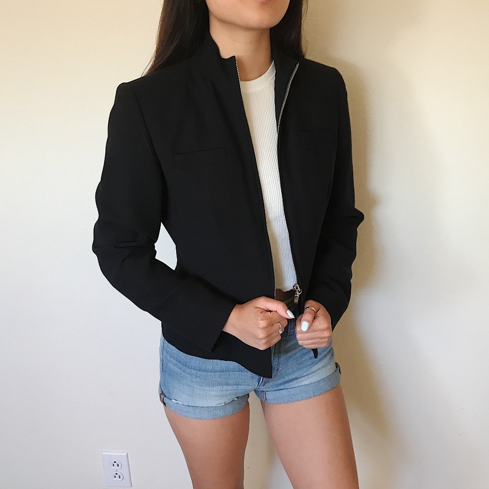 Ann Taylor Loft Petite Black Blazer